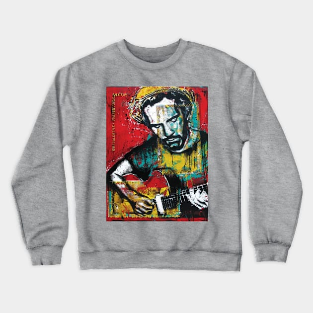 Jj cale//pop art design for fans Crewneck Sweatshirt by DetikWaktu